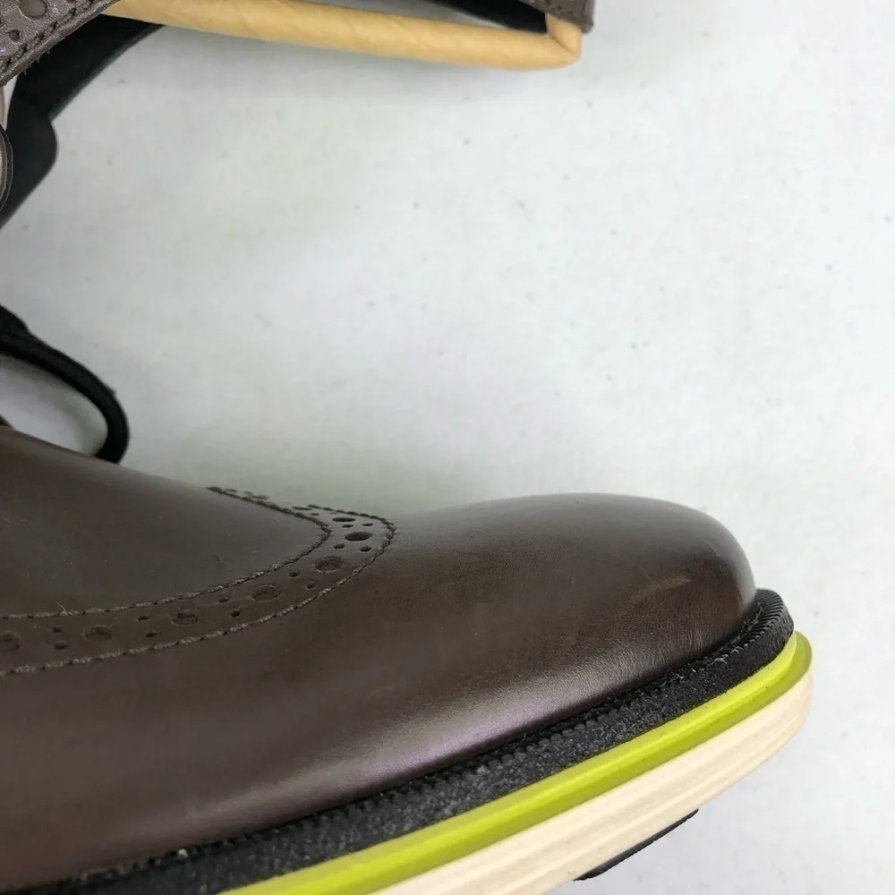Cole Haan Original Grand Lux Wingtip Oxford Leather Shoes